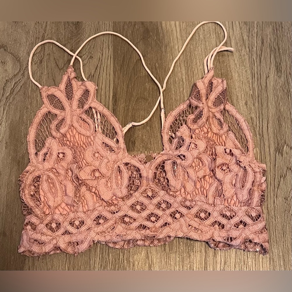 Women's FP One Pink Lace Bralette
